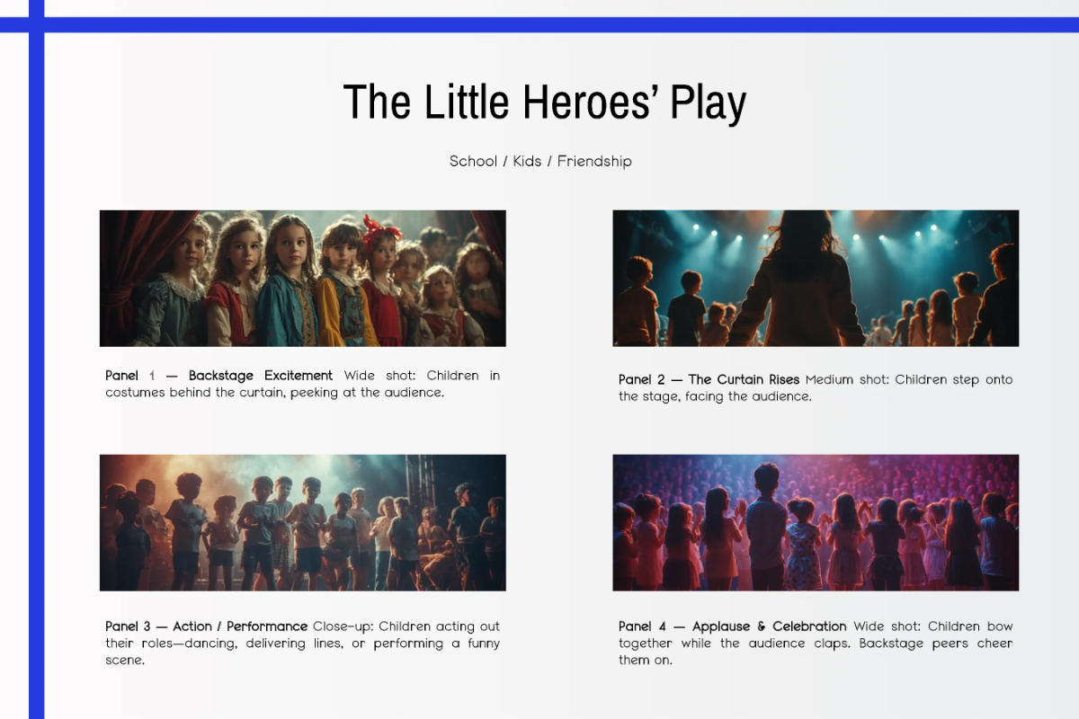 Kids Storyboard Template