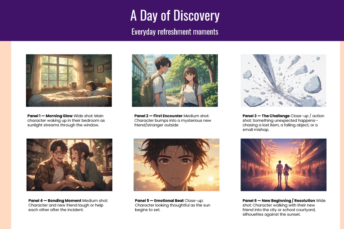 Anime Storyboard Template