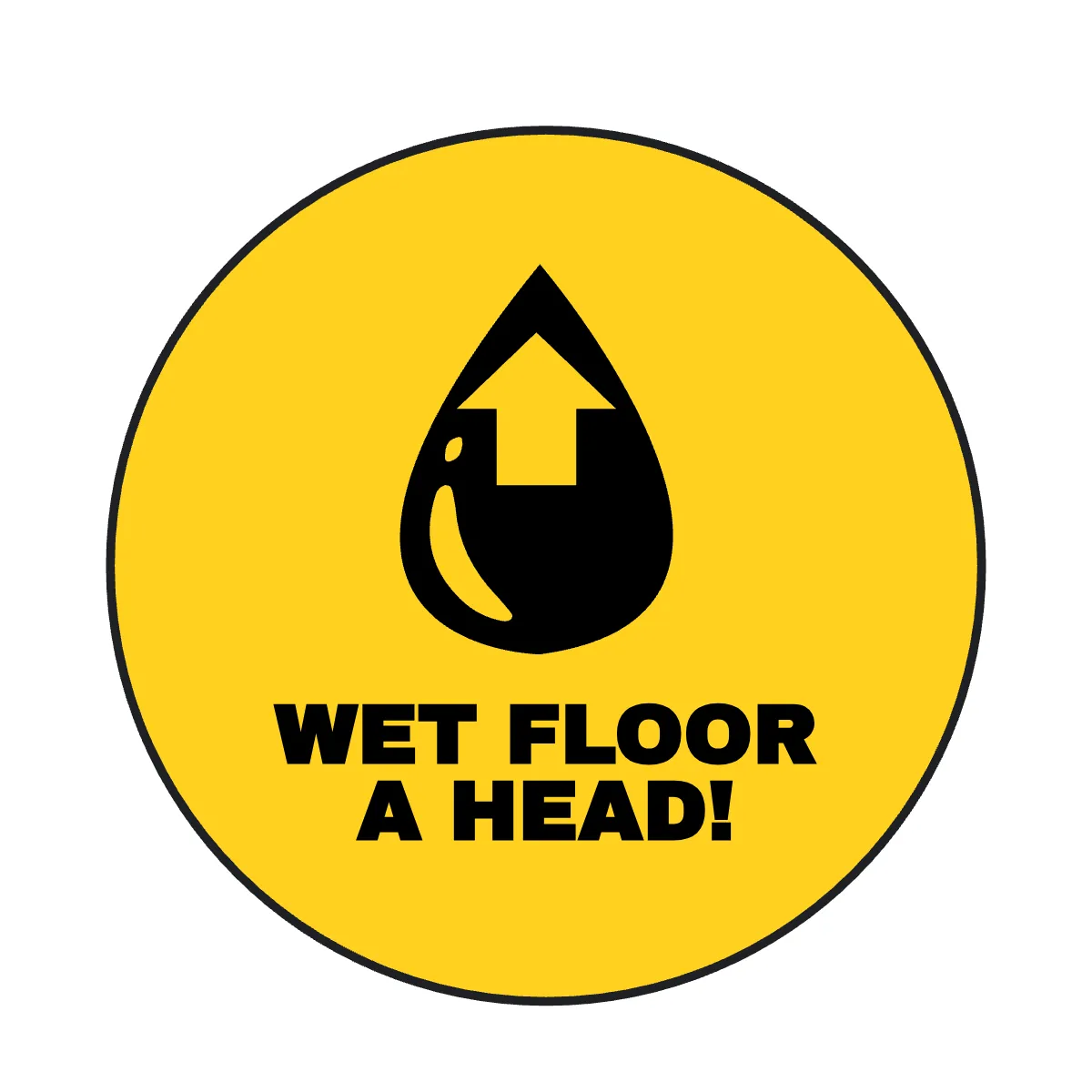 Free Wet Floor Ahead Floor Sign Template to Edit Online