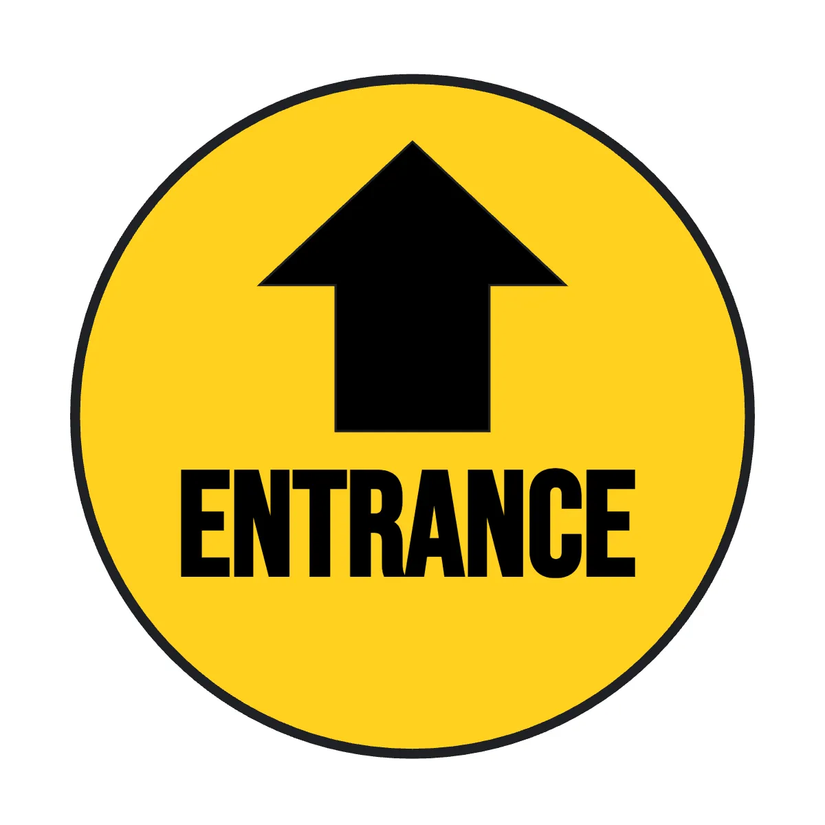 Free Entrance Floor Sign Template to Edit Online