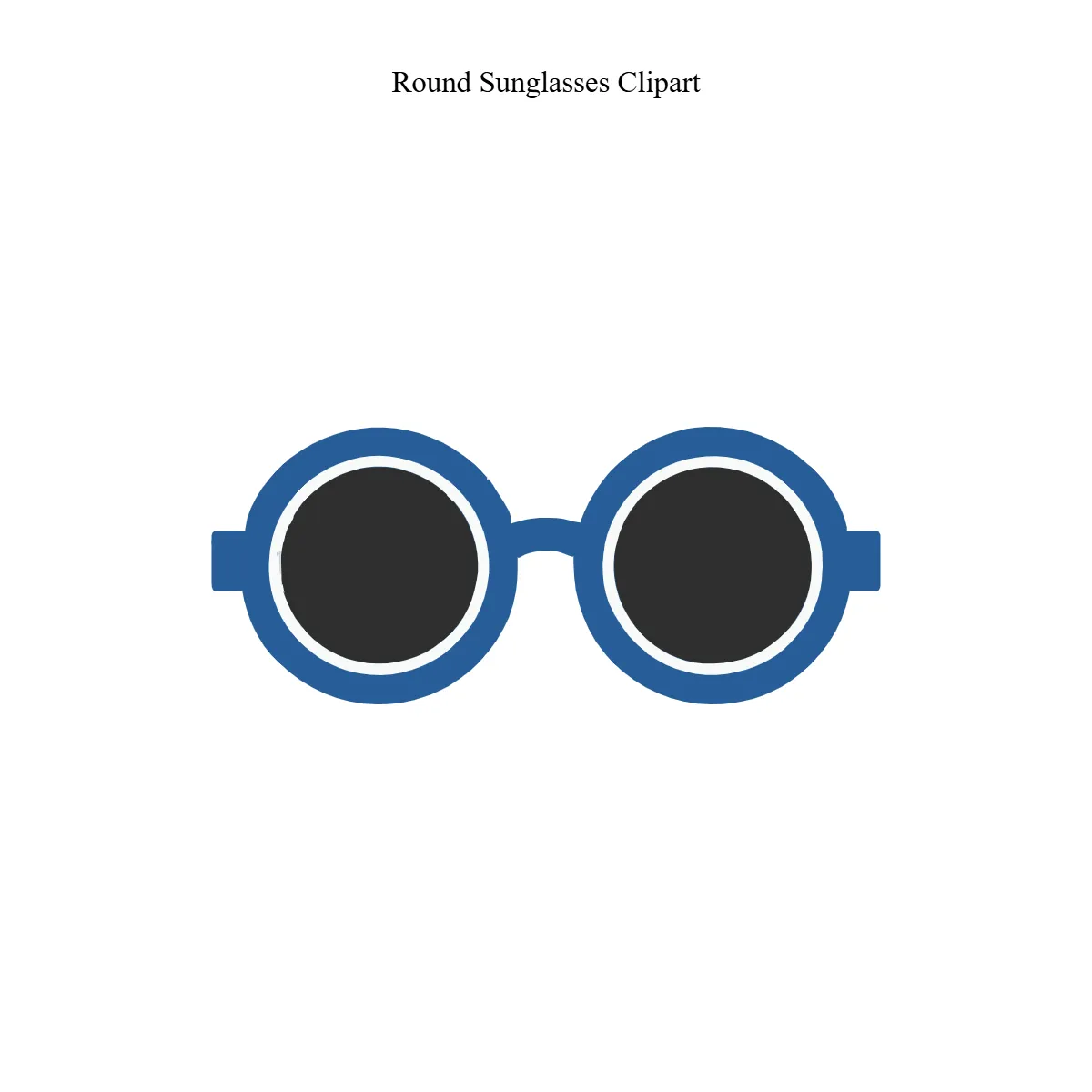 Free Round Sunglasses Vector Clipart (PNG, SVG) to Edit Online