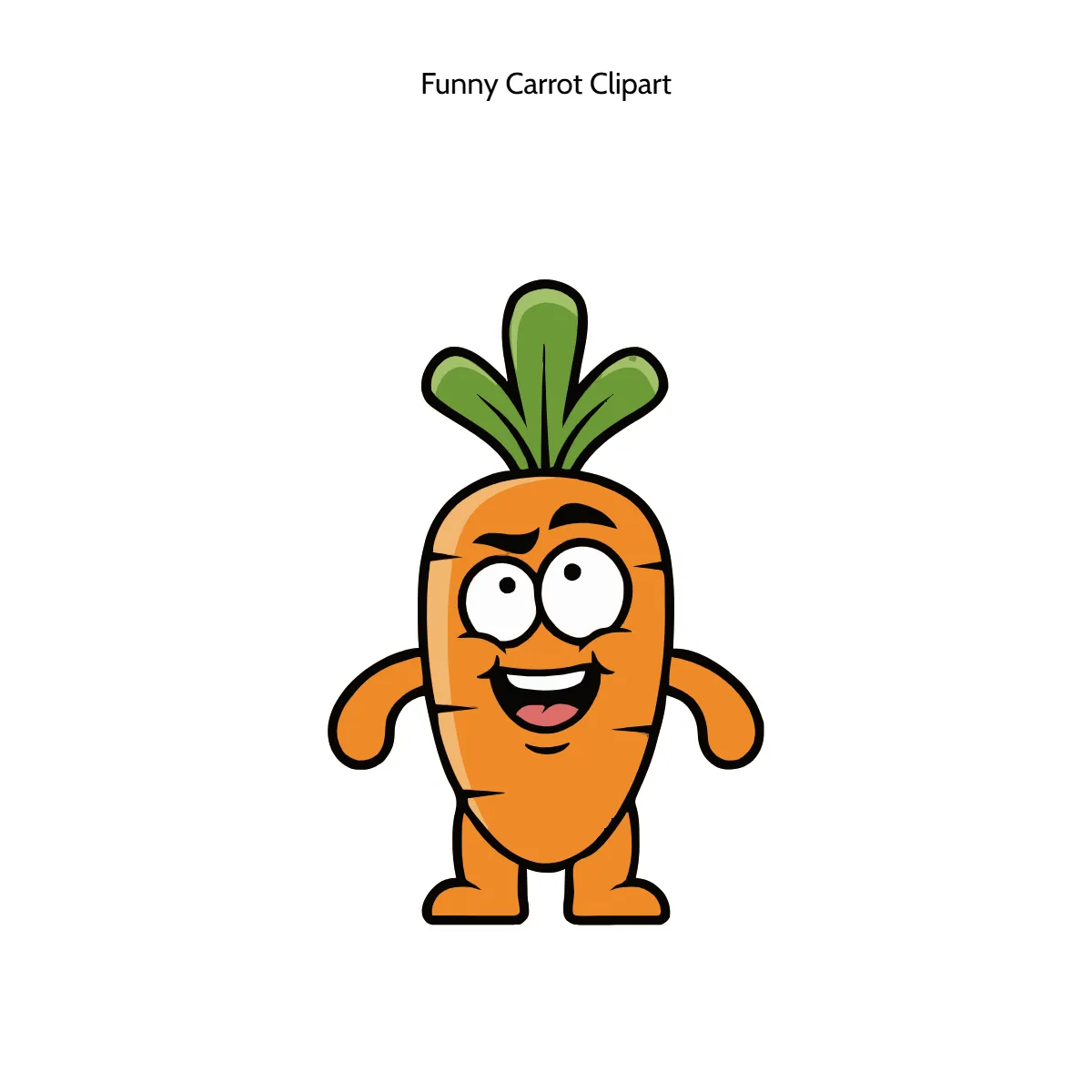 Free Funny Carrot Clipart Template to Edit Online