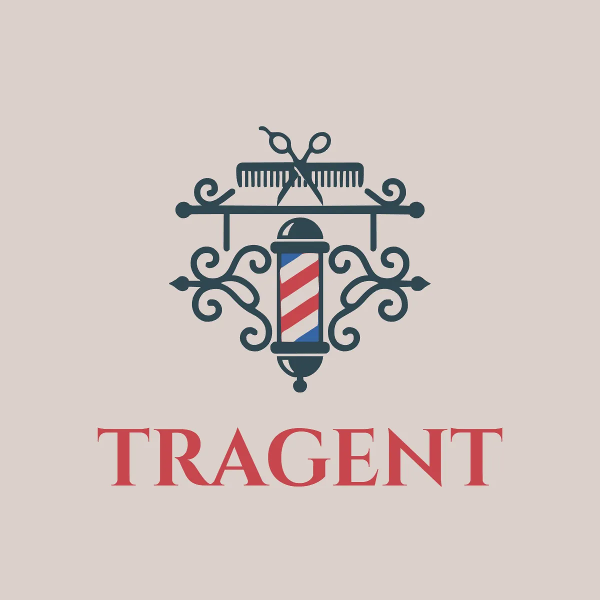 Free Traditional Barber Logo Template to Edit Online