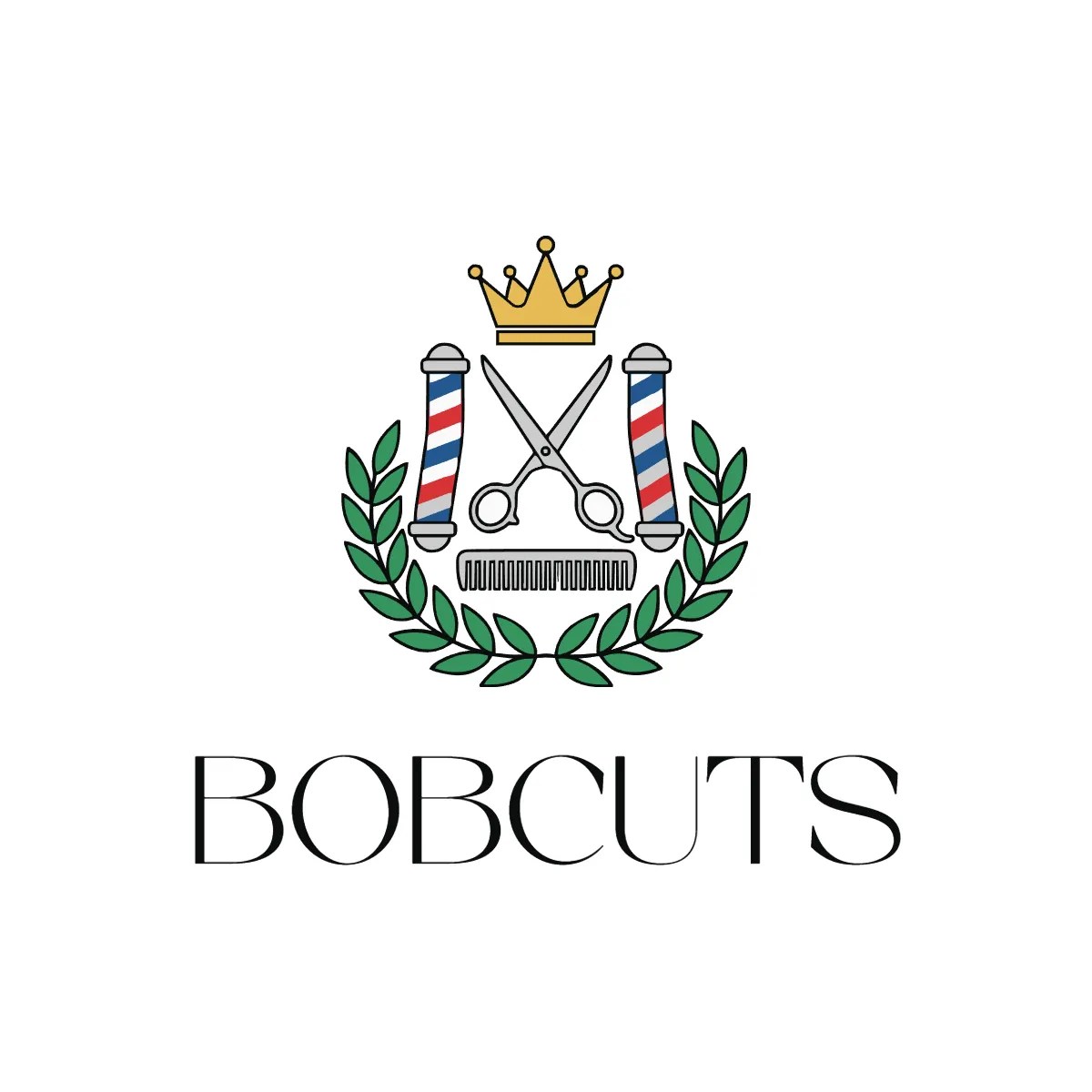 Free Clean Barber Logo Template to Edit Online