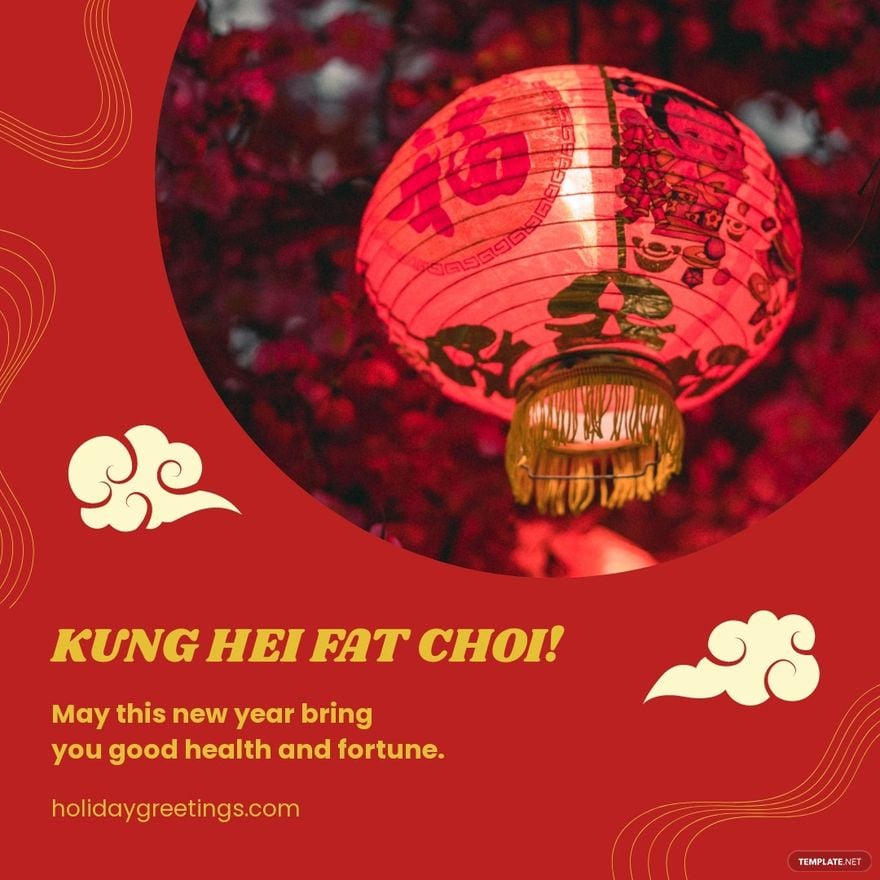 Happy Chinese New Year Instagram Post Template