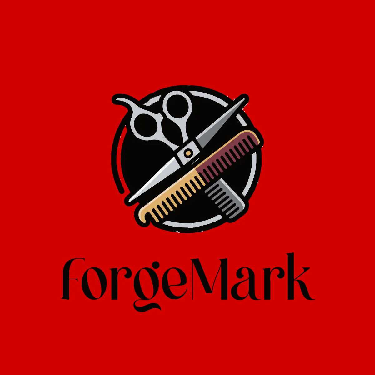 Barbershop Emblem Logo