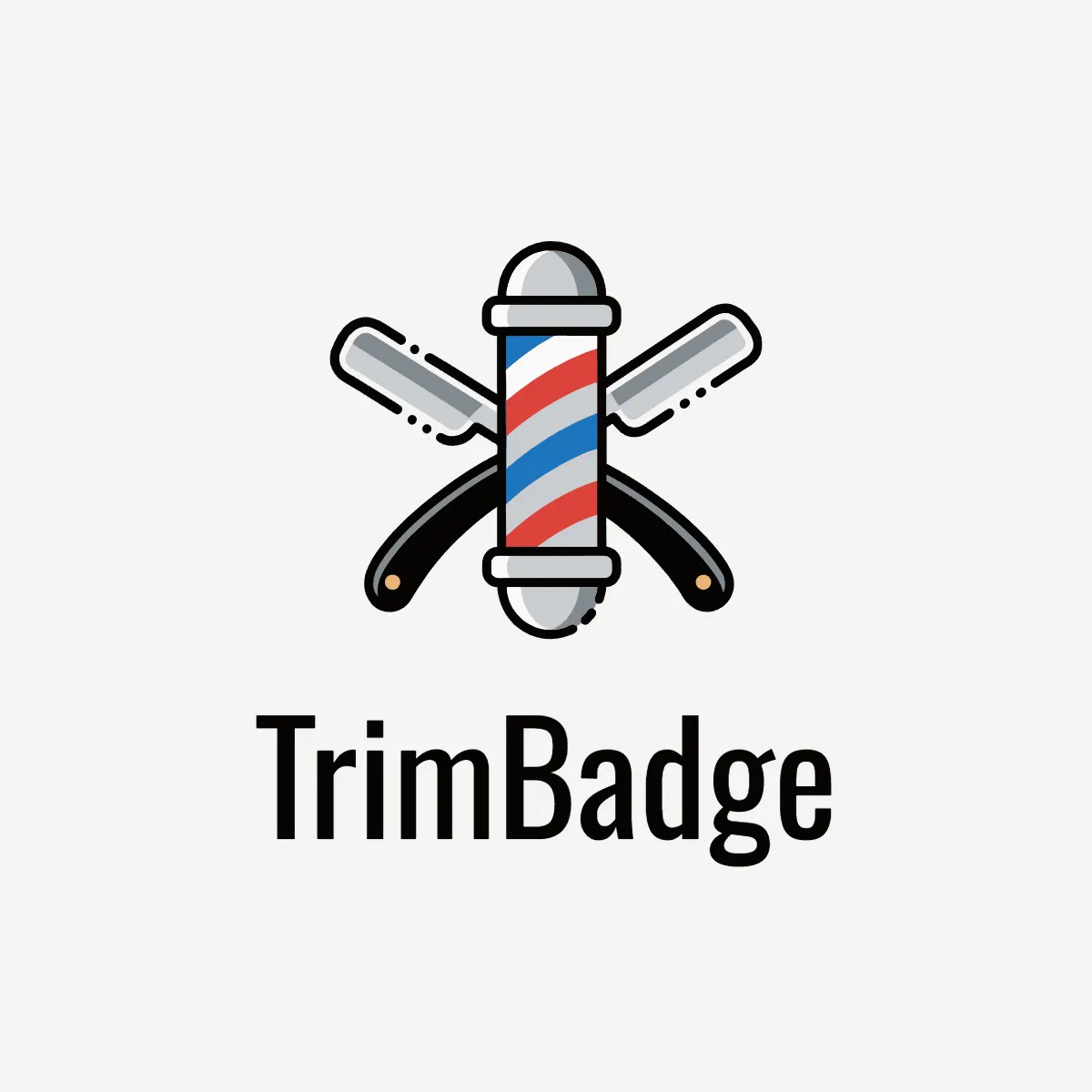 Barber Badge Logo