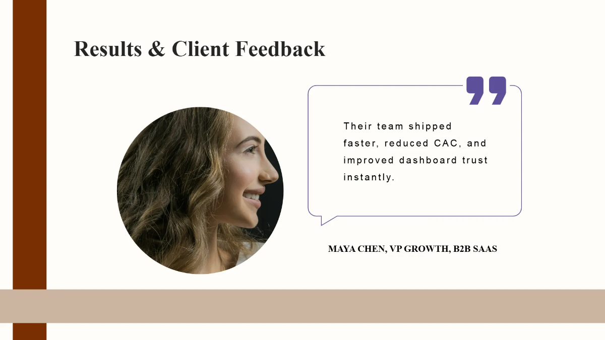 Free Portfolio Presentation with Project Highlights Template to Edit Online