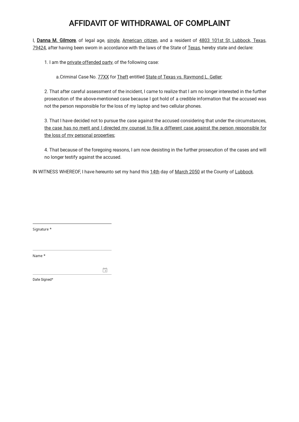 FREE Affidavit of Service of Complaint Template - Google Docs, Word