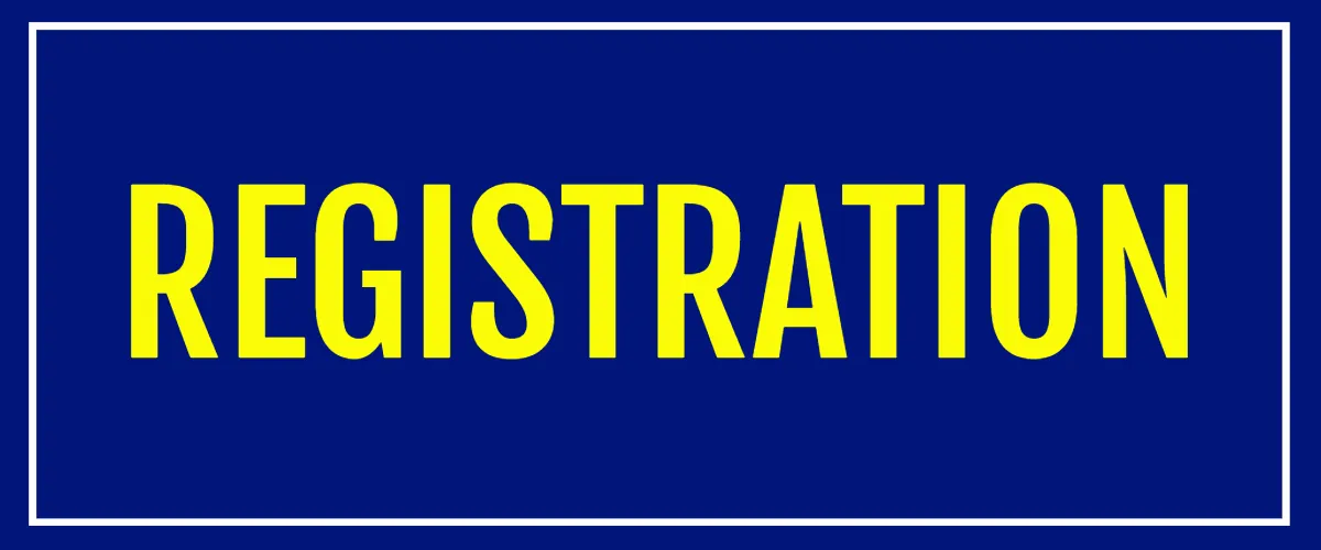 Free Registration Creative Sign Template to Edit Online