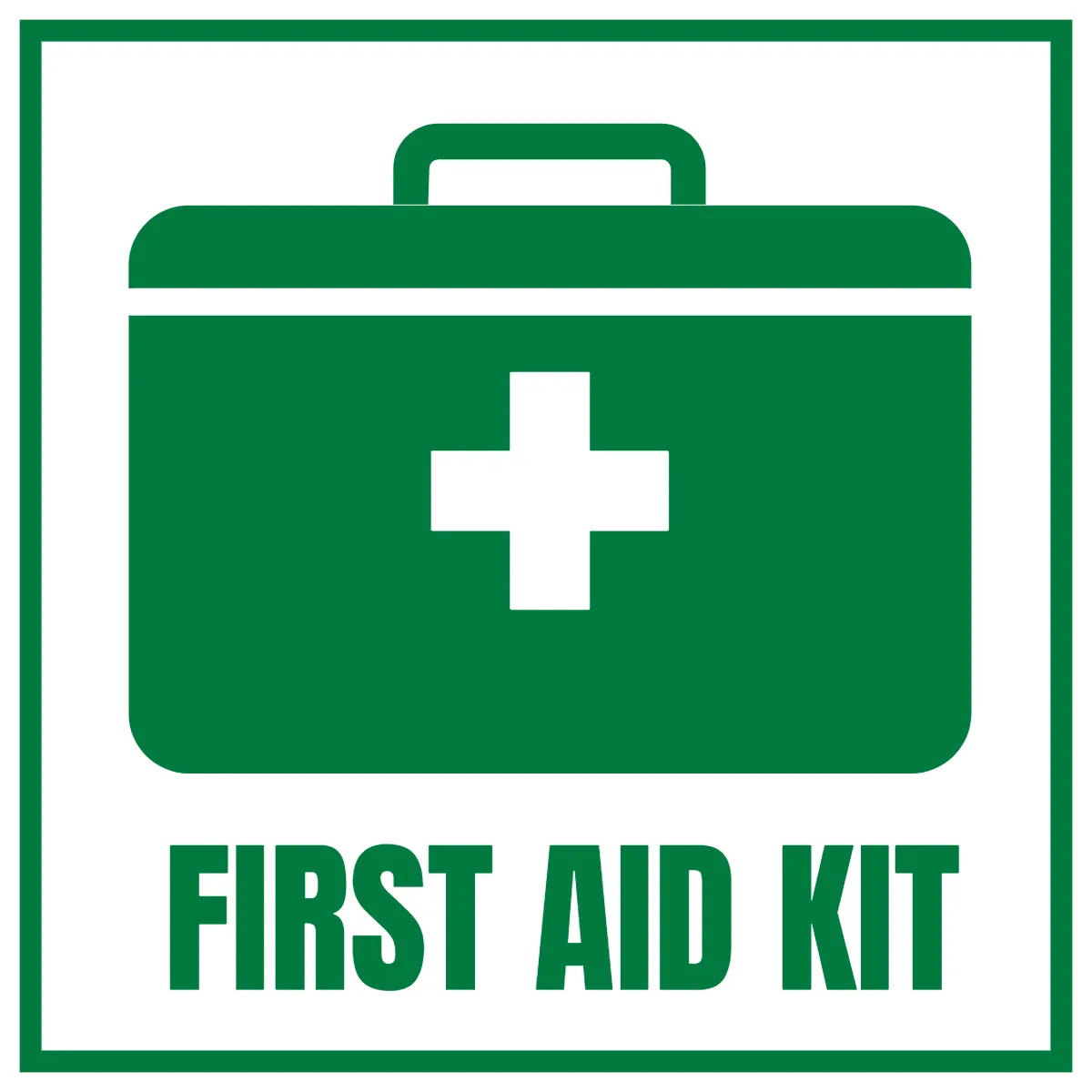 Free First Aid Creative Sign Template to Edit Online