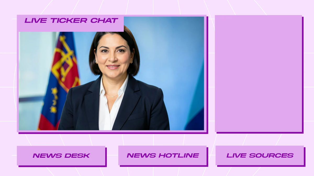 Free Aesthetic News Twitch Overlay Template to Edit Online