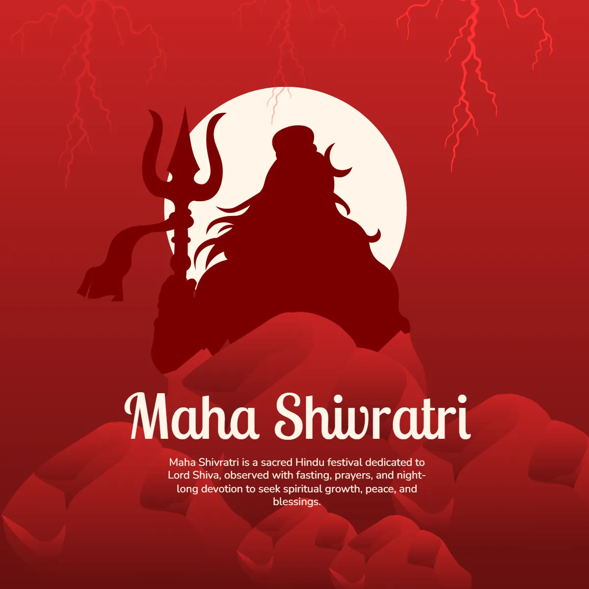 Free Maha Shivratri Design Clip Art Templates to Edit Online
