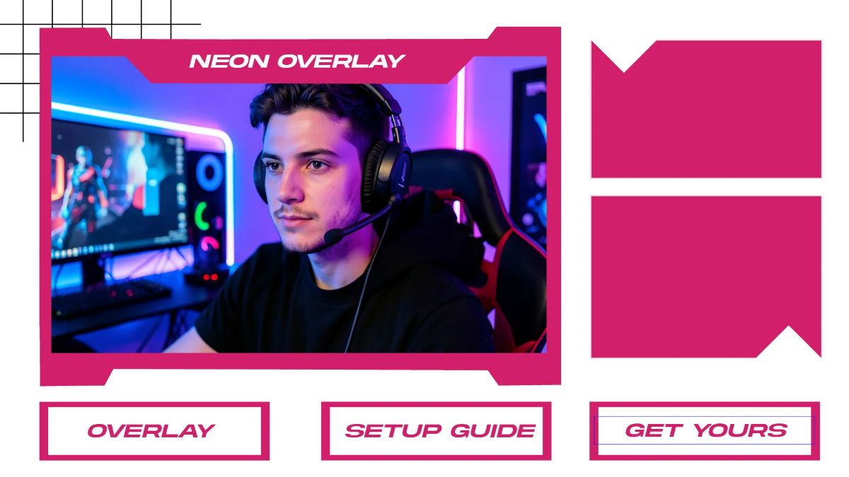 Free Printable Twitch Overlay Template to Edit Online