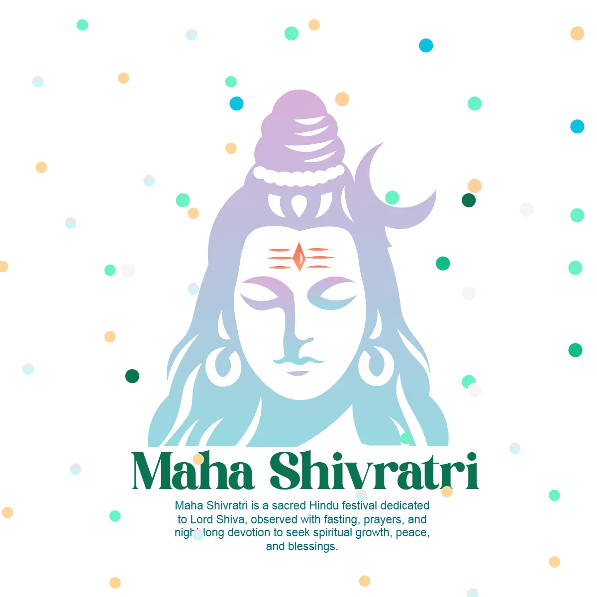 Free Maha Shivratri Colorful Clip Art Templates to Edit Online
