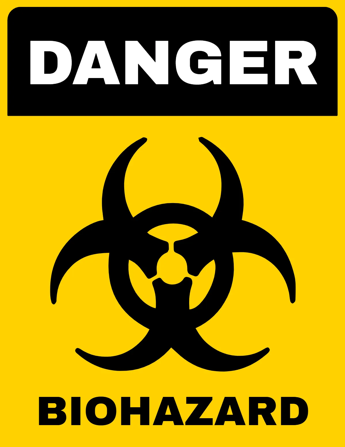 Free Biohazard Danger Sign Template to Edit Online