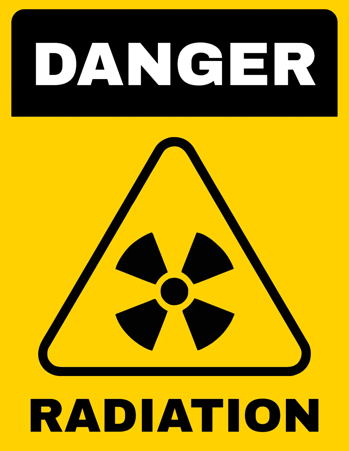 Free Radiation Danger Sign Template to Edit Online