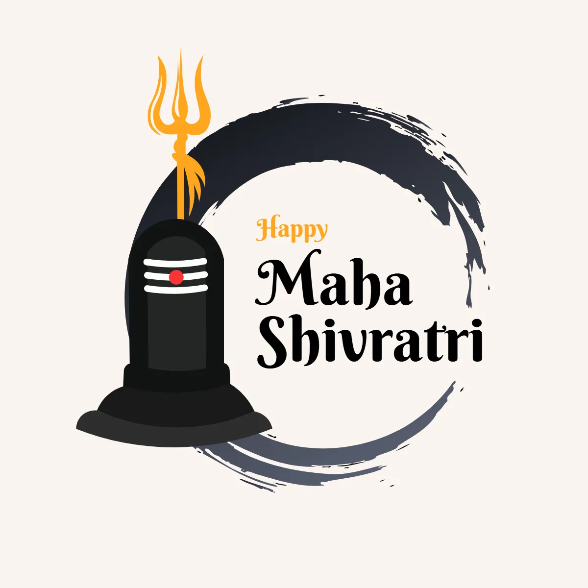 Free Happy Maha Shivratri Clip Art Templates to Edit Online