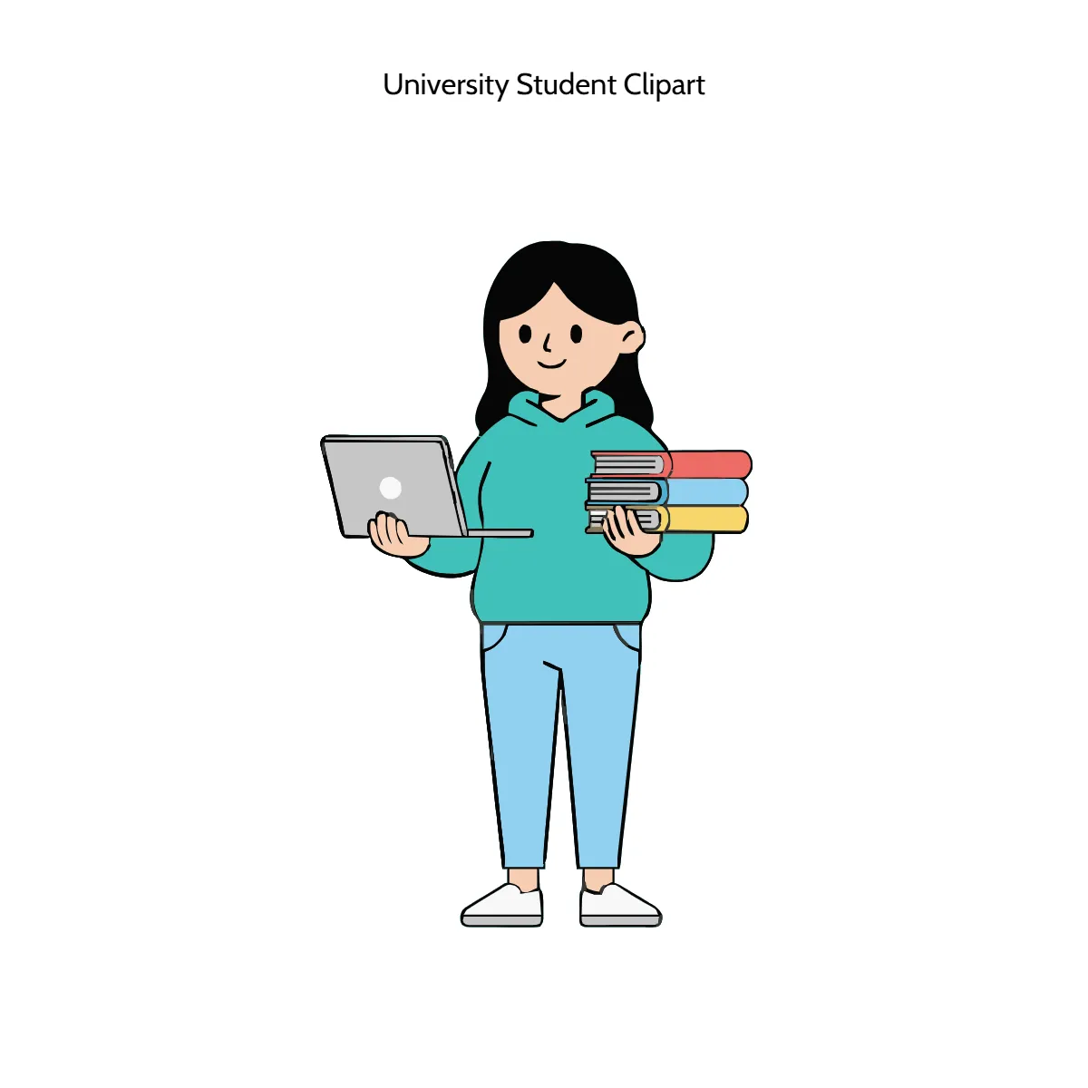 Free University Student Clipart Template to Edit Online