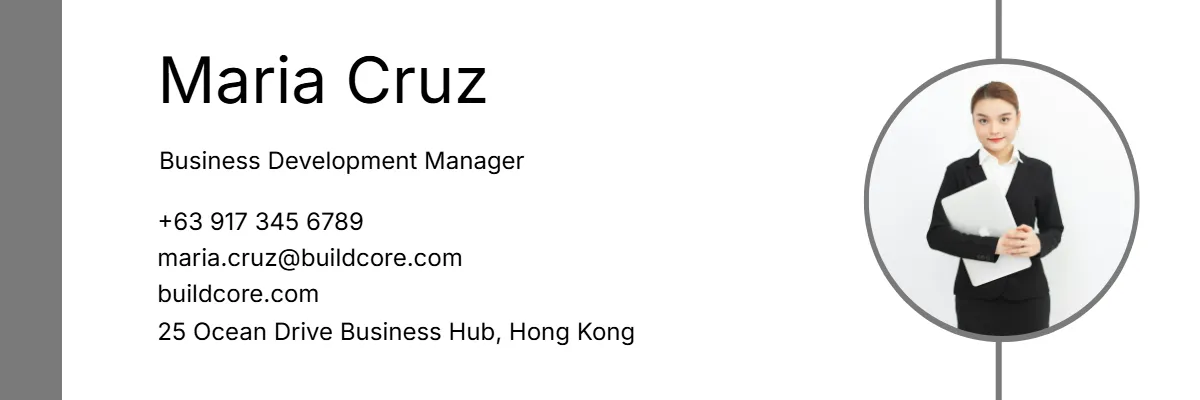 Work Email Signature Template