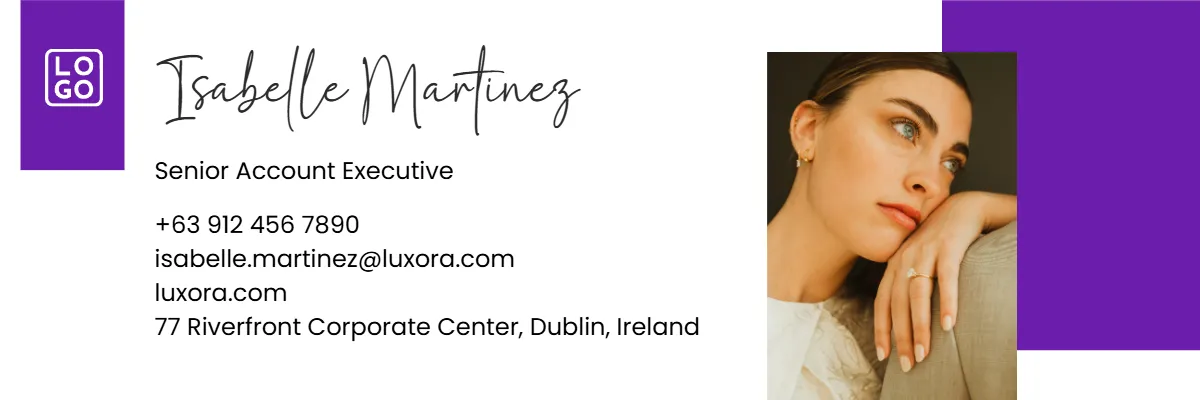 Student Email Signature Template