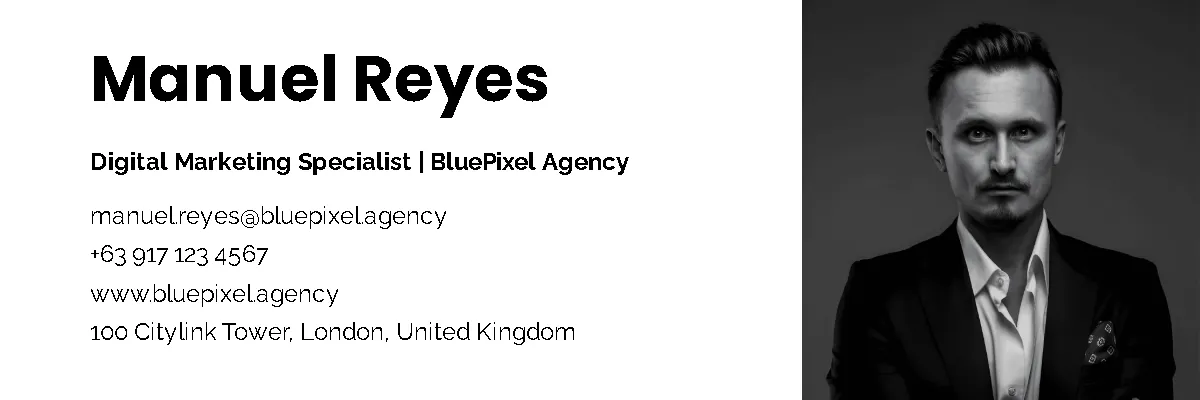 Free Holiday Email Signature Template to Edit Online