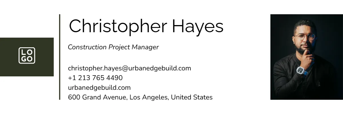 Business Email Signature Template