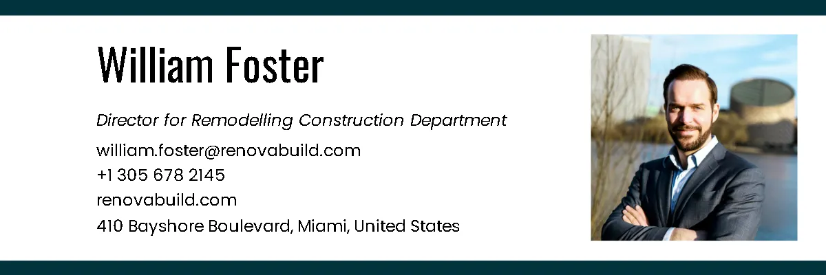 Free Electronic Email Signature Template to Edit Online