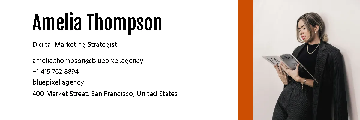 Free Christmas Email Signature Template to Edit Online