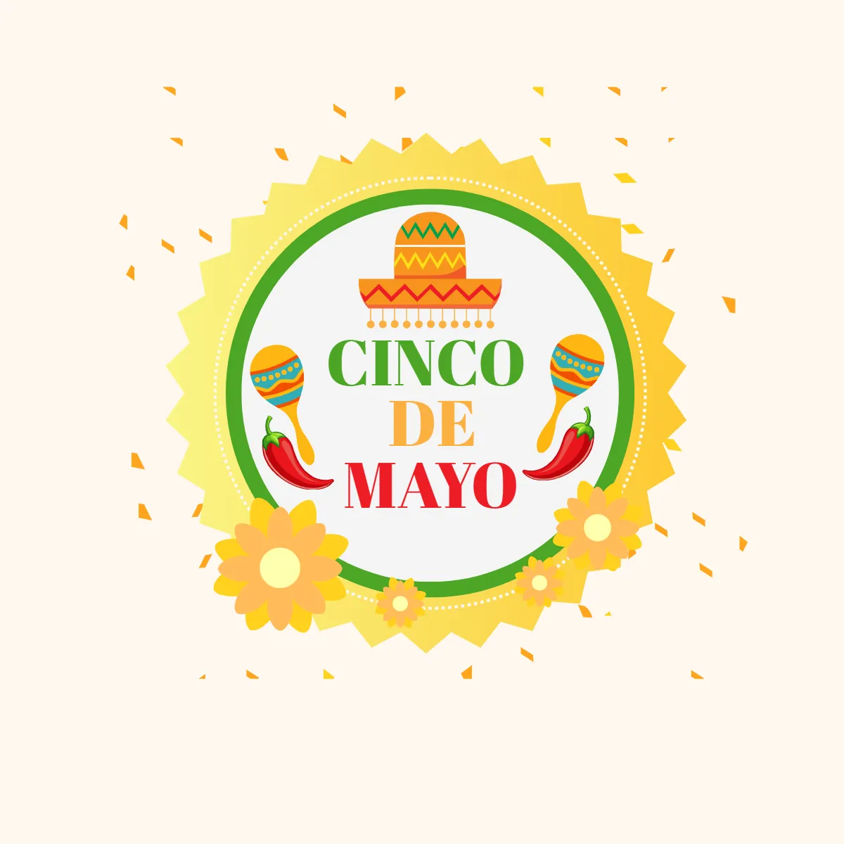 Free Cinco De Mayo Circle Design Clip Art Templates to Edit Online Free Cinco De Mayo Circle Design Clip Art Templates to Edit Online