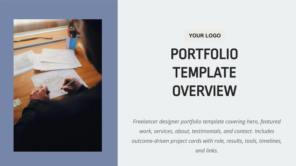 Freelancer Designer Portfolio Template