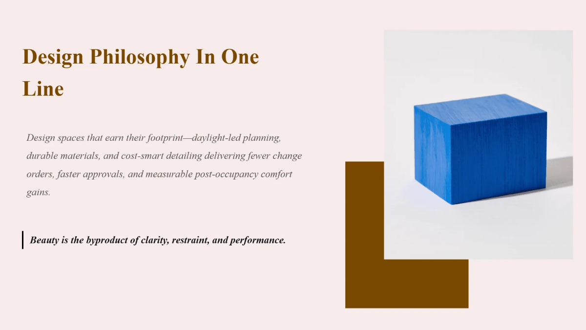 Free Architecture & Interior Design Portfolio Deck Template to Edit Online