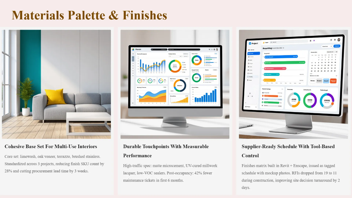 Free Architecture & Interior Design Portfolio Deck Template to Edit Online