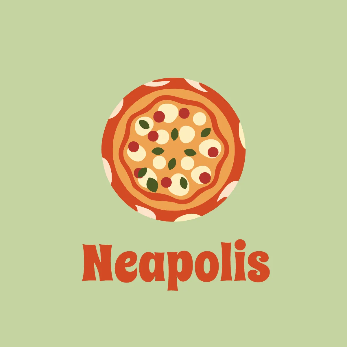Free Neapolitan Pizza Logo Template to Edit Online