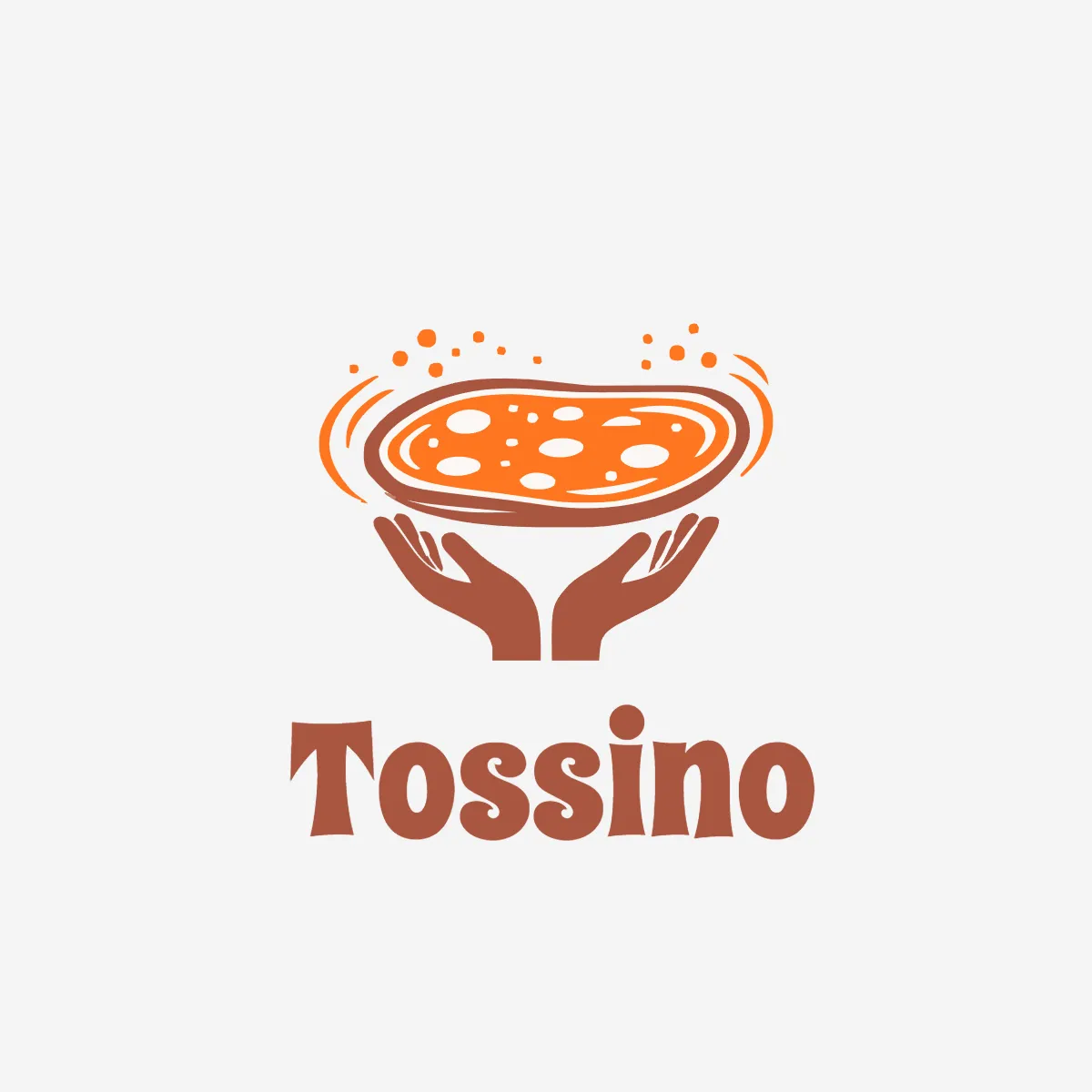Free Hand-Tossed Pizza Logo Template to Edit Online
