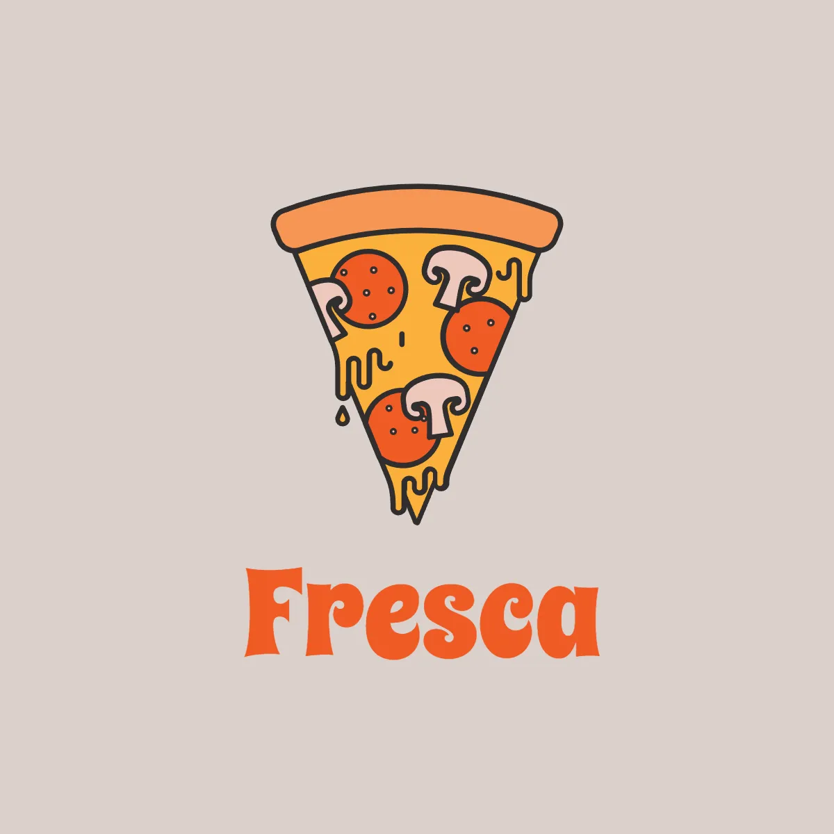 Free Fresh Pizza Logo Template to Edit Online