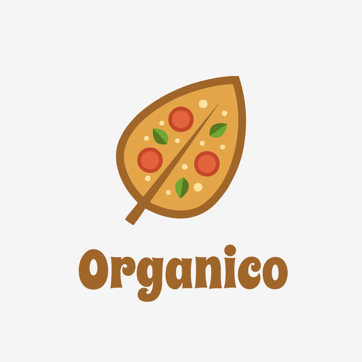 Free Organic Pizza Logo Template to Edit Online