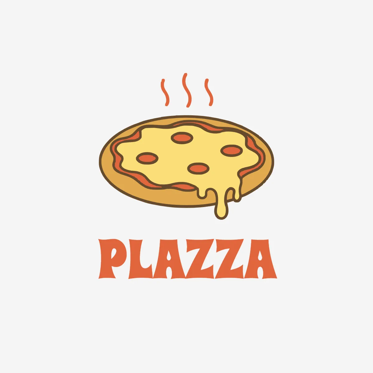 Free Pizza Place Logo Template to Edit Online