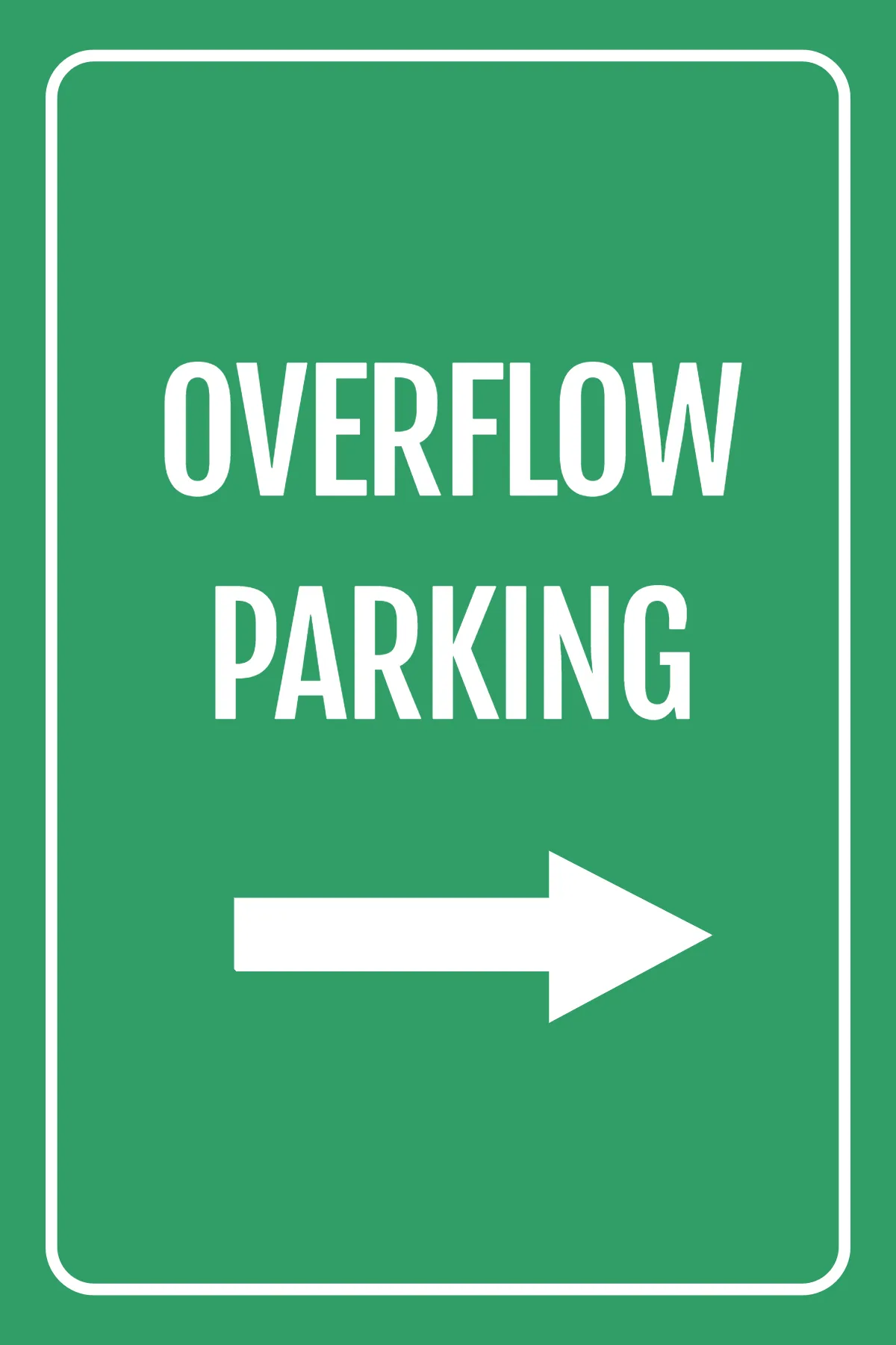 Free Visitor Overflow Parking Sign Template to Edit Online