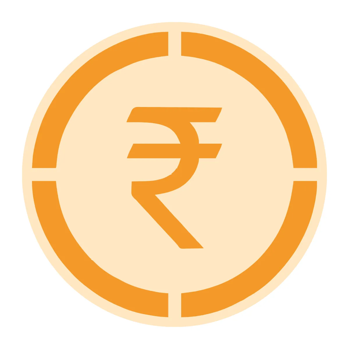 Free Rupee Money Sign Template to Edit Online