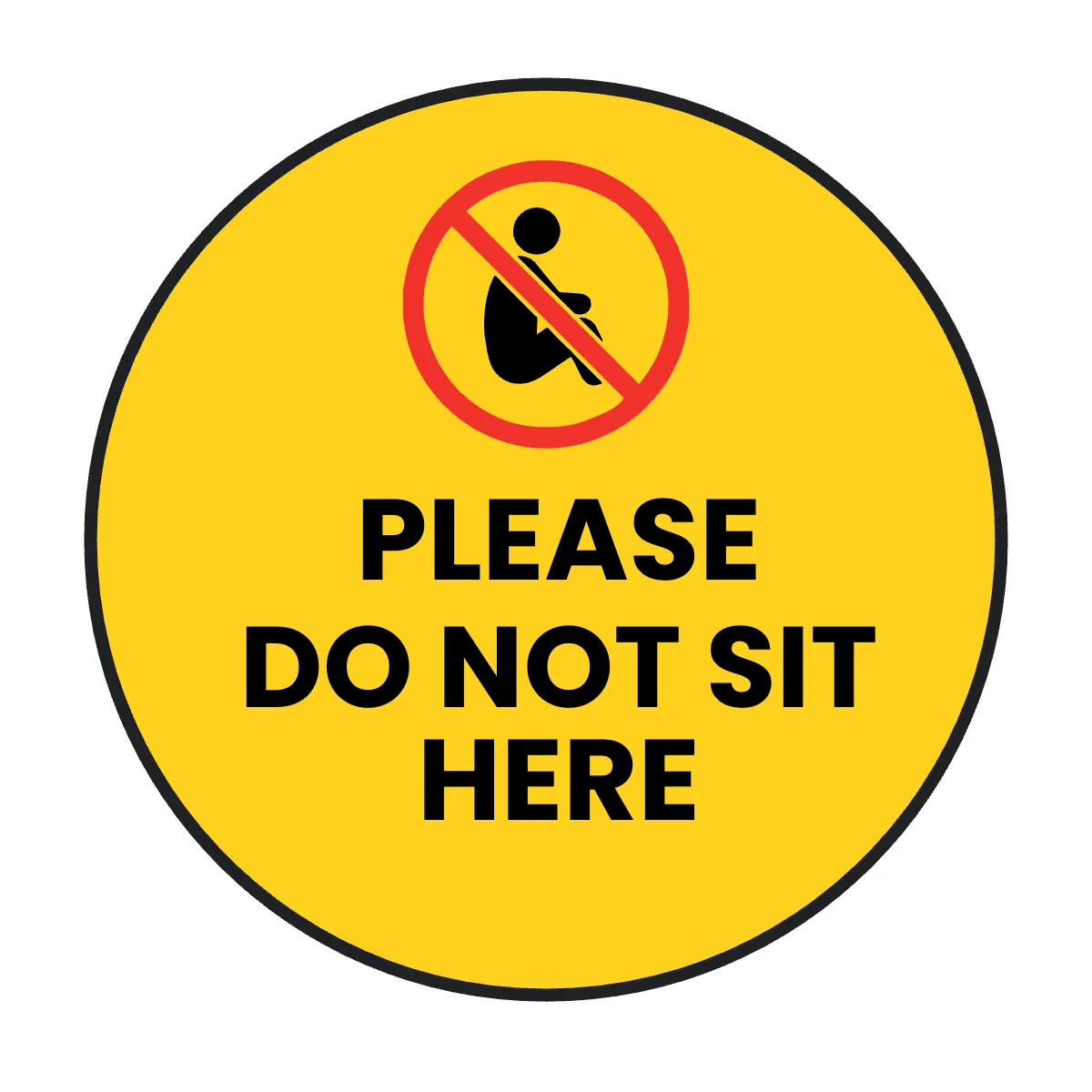 Free No Sitting Floor Sign Template to Edit Online Free No Sitting Floor Sign Template to Edit Online