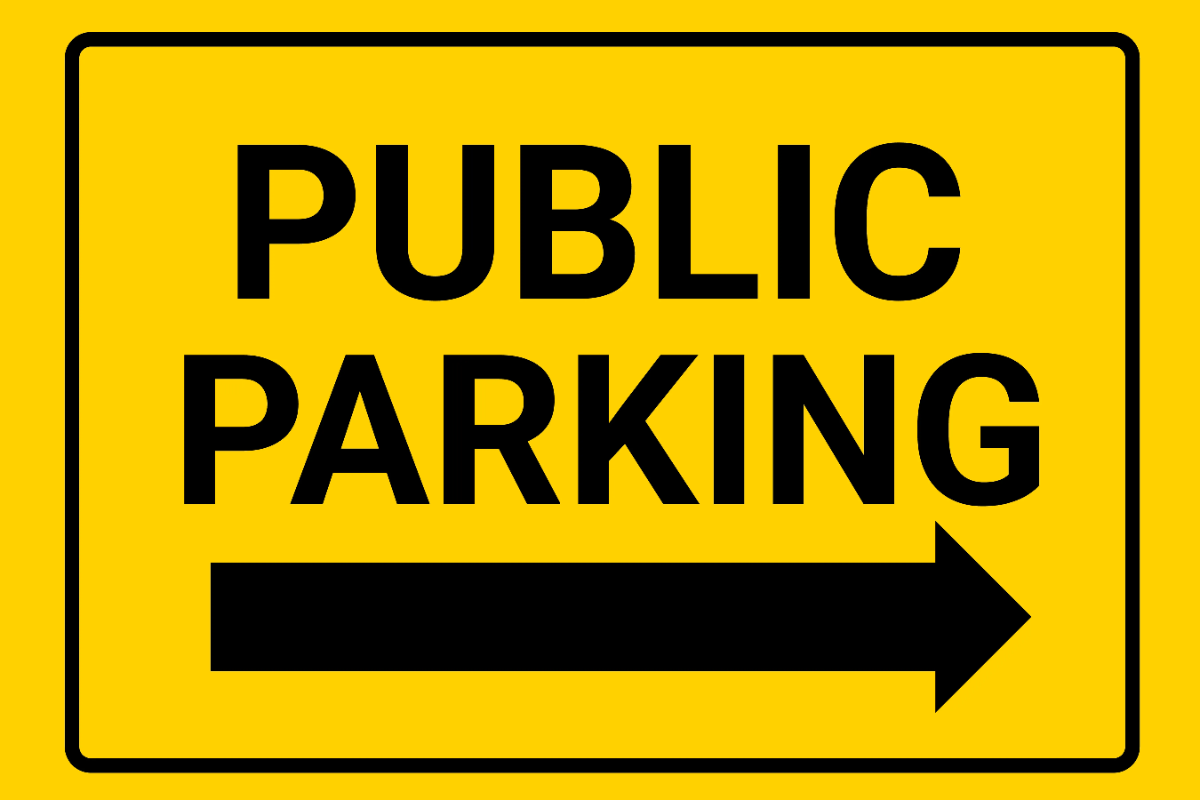 Free Public Parking Sign Template to Edit Online