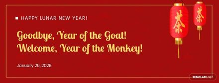 Chinese New Year Facebook Cover