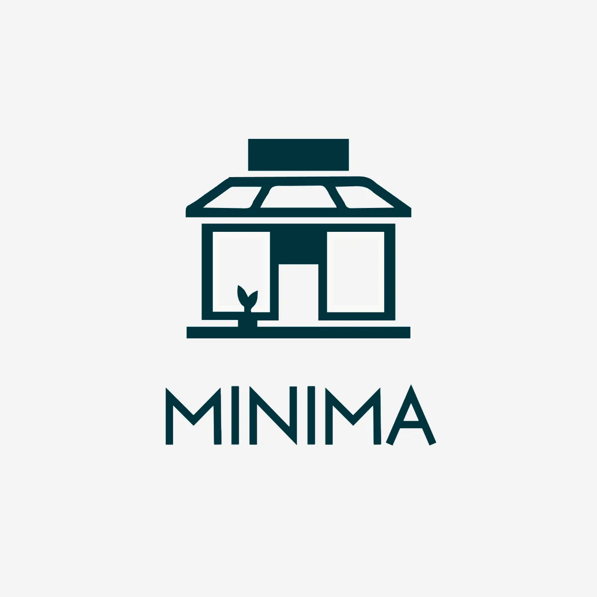 Free Minimalist Shop Logo Template to Edit Online