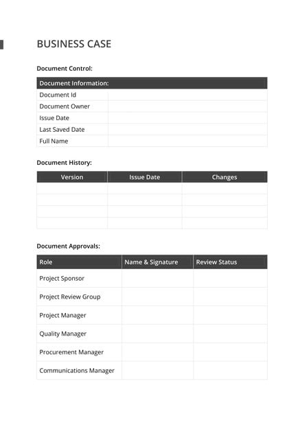 Free Simple Business Case Template Download 53 Notes In Word Apple Pages Pdf 9328