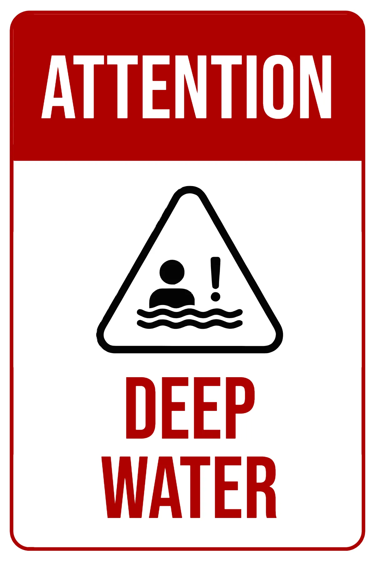 Free Deep Water Sports Sign Template to Edit Online