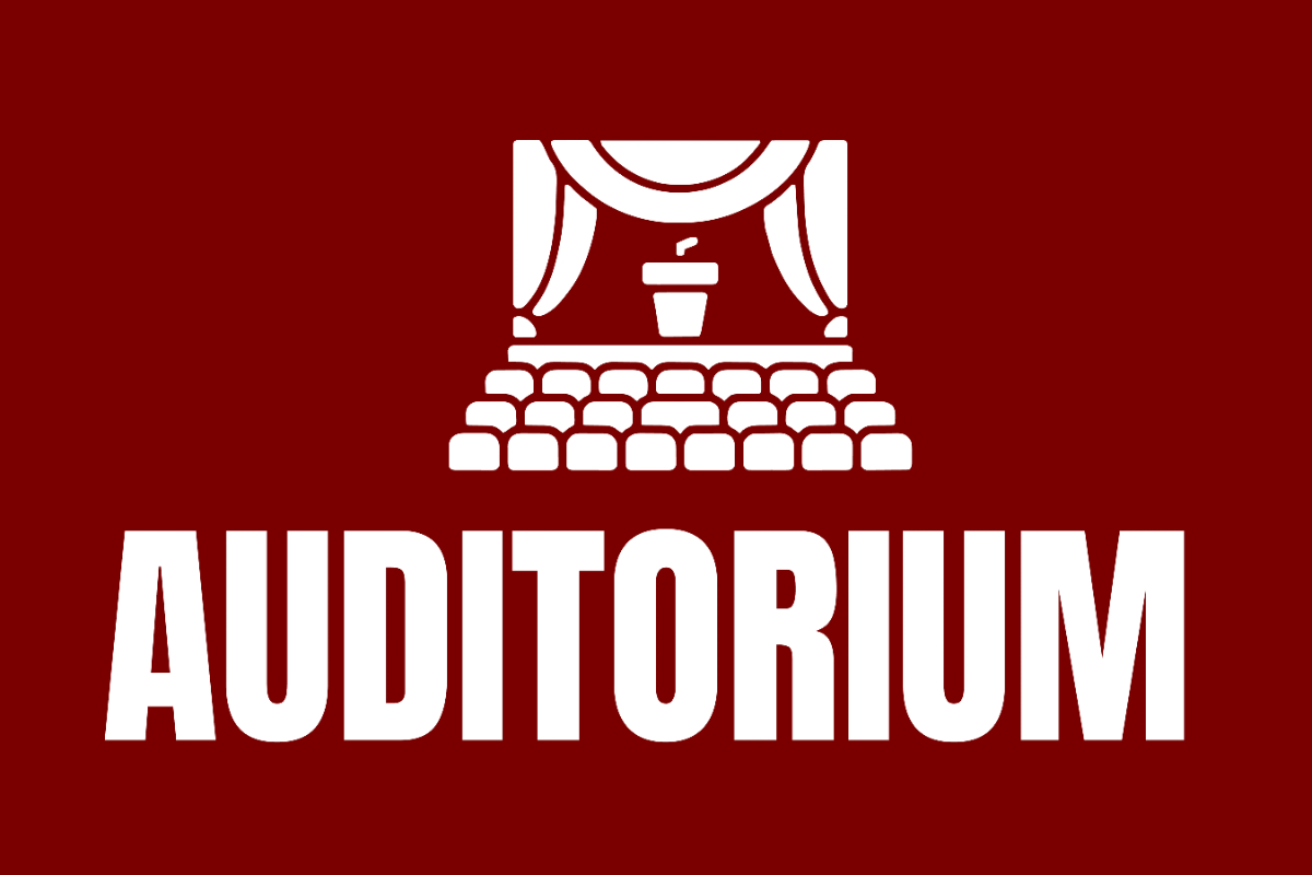 Free Auditorium University Sign Template to Edit Online