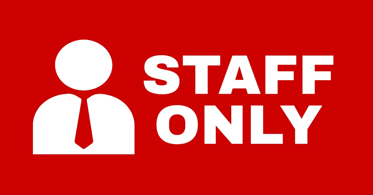 Free Staff Only Creative Sign Template to Edit Online Free Staff Only Creative Sign Template to Edit Online