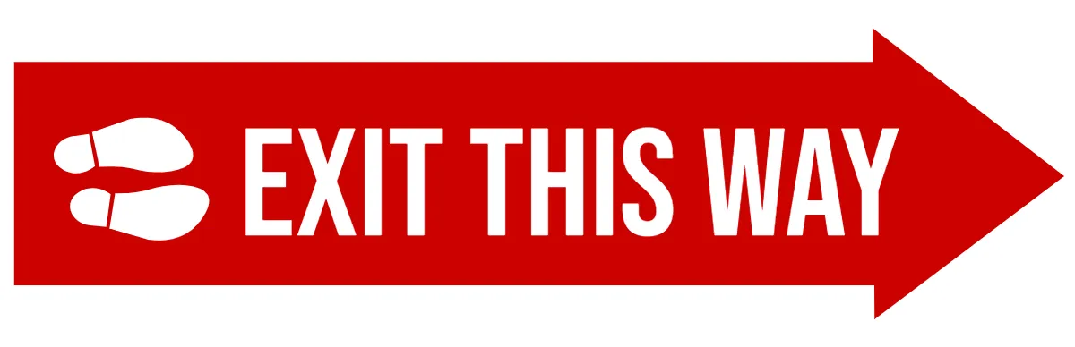 Free Exit This Way Creative Sign Template to Edit Online Free Exit This Way Creative Sign Template to Edit Online