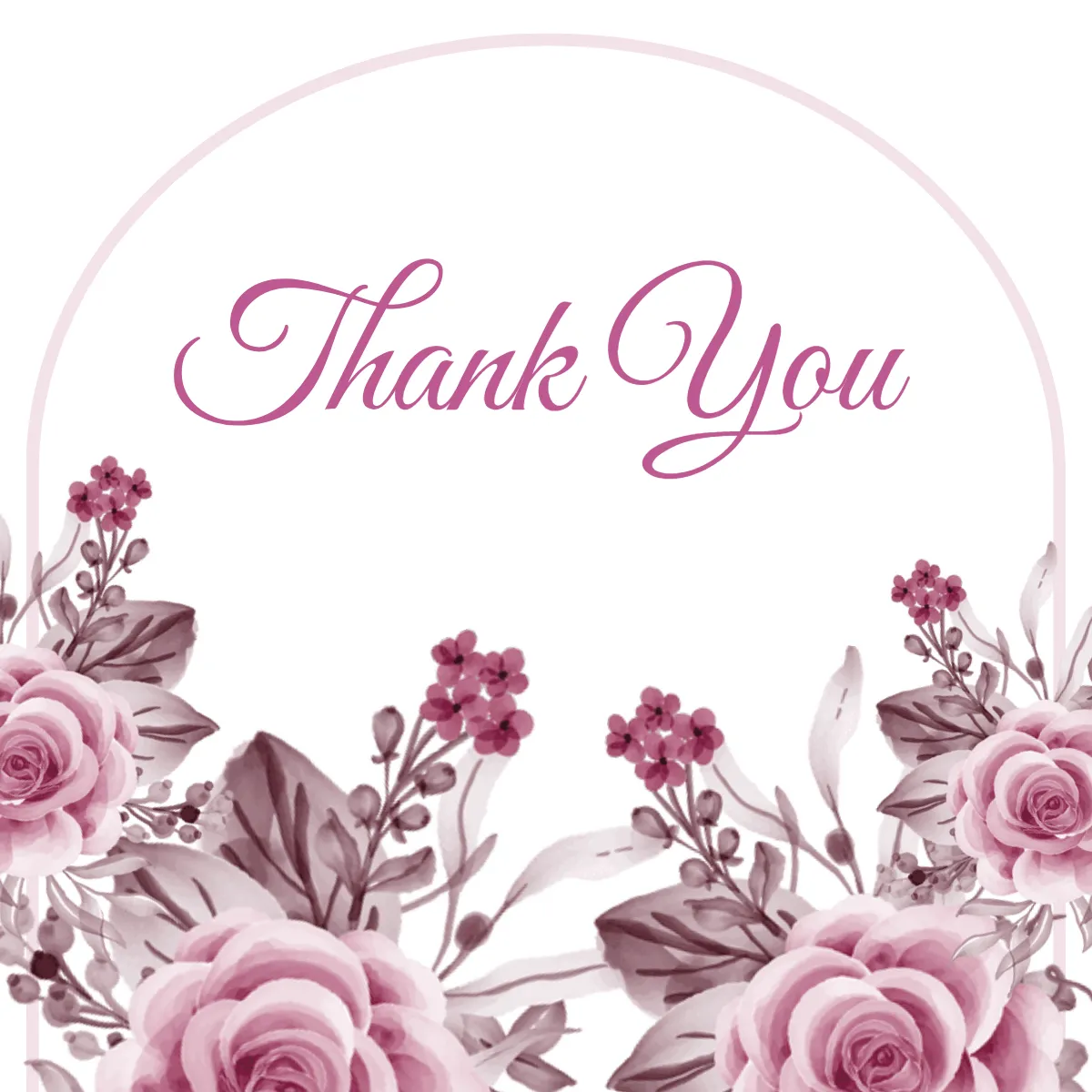 Free Thank You Wedding Sign Template to Edit Online